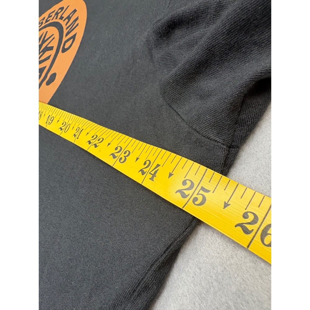Timberland Mens XL Black Graphic T-Shirt Established 1973 Tree Logo Regular Fit - Picture 7 of 9